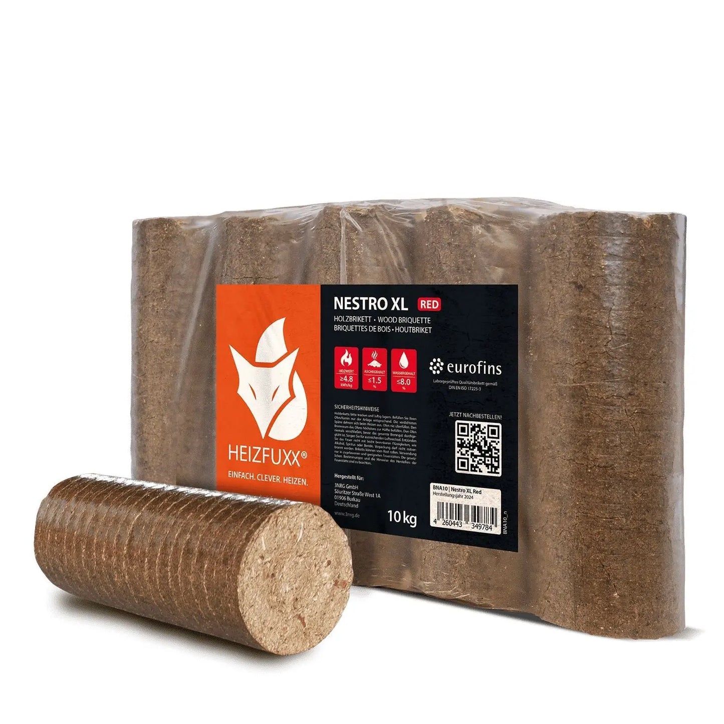 Heizfuxx Nestro XL Red 10kg x 96 Gebinde 960kg Palette