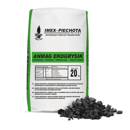 ANMAG Steinkohle 5 - 15 mm 20kg x 50 Sack 1000kg Palette