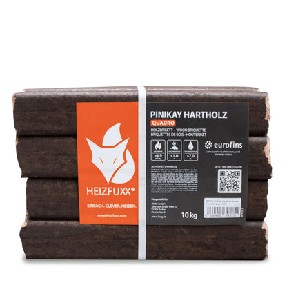 Heizfuxx PiniKay Quadro 10kg x 96 Gebinde 960kg Palette