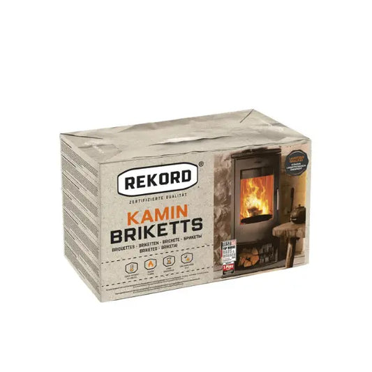 REKORD Braunkohlebriketts 900 kg Palette - Dauerbrandgeeignet